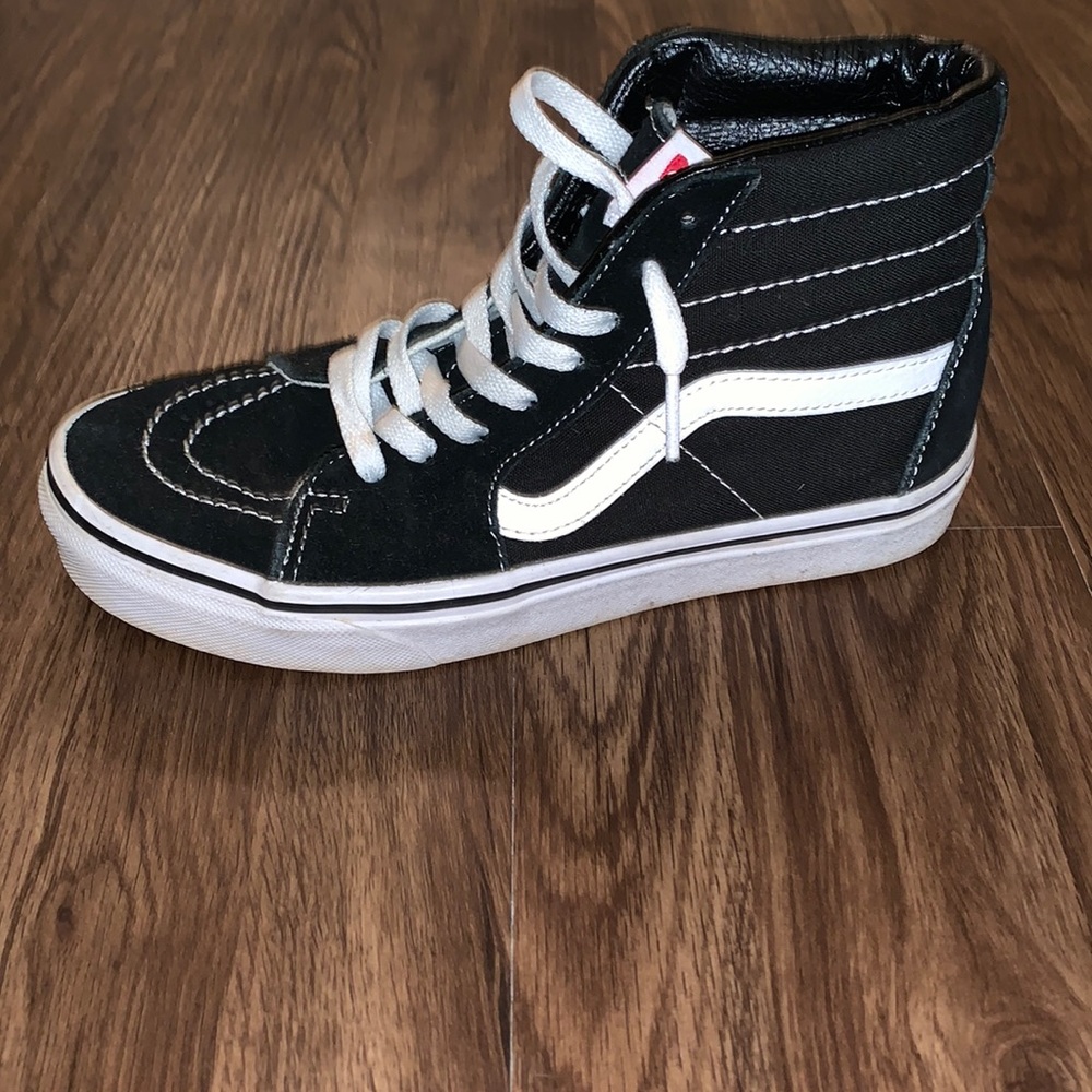 High top black Vans